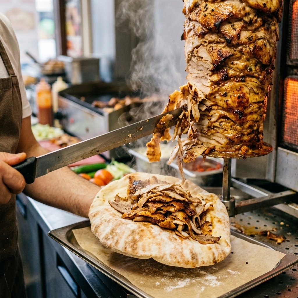 Tekirdağ Antakya döner yaprak et tabağı